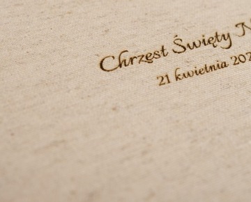 Pudełko na zdjęcia 10x15 na 150 zdjęć len 622 grawer