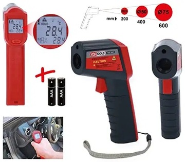KS Tools 150.3040 Лазерный пирометр -38°–520°: точное измерение температуры