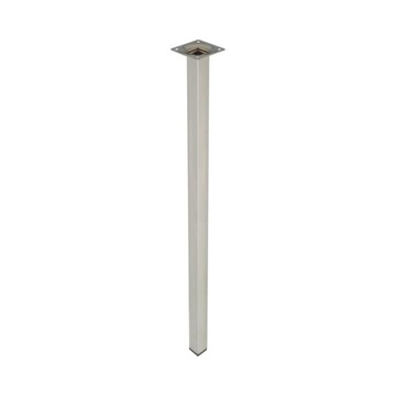 Noga meblowa kwadratowa 80cm Chrom Połysk