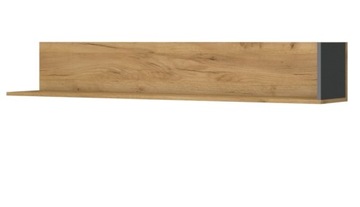 Półka wisząca do salonu 155 ścienna loft dąb craft