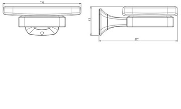 Мыльница Metaform AIDA хром/матовое стекло AI00