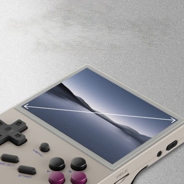 Портативная мобильная игровая консоль в стиле ретро Anbernic RG35XX 2024 64 ГБ IPS серая