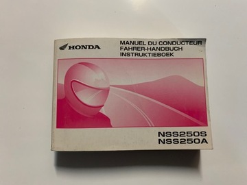 Instrukcja obsługi Honda NSS 250