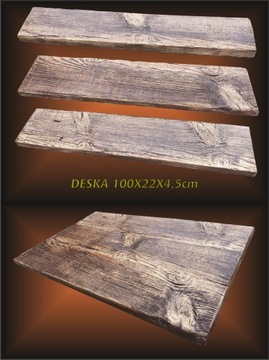 DESKA BETONOWA IMITACJA DREWNA BETONOWE DREWNO