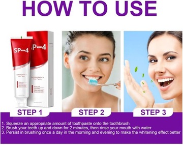 2 шт. Ультра отбеливающая зубная паста SP-6, отбеливающая зубная паста с пробиотиками SP-6