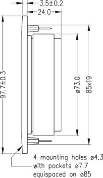 Динамик SEAS PRESTIGE Tweeter H 1508-06 26TFF