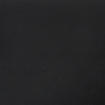 VidaXL Каркас кровати, черный, 120х200 см, обитый