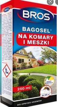 Oprysk na komary kleszcze Bagosel BROS 250ml