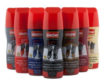 PASTA do butów w płynie 75ML - BURGUND BORDO -SHOW