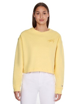 ЖЕНСКИЙ СВИТШОТ TOMMY HILFIGER SIGNATURE ЖЕЛТЫЙ размер S