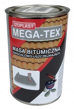 Izoplast MEGA-TEX MASA BITUMICZNA 1 kg na dach