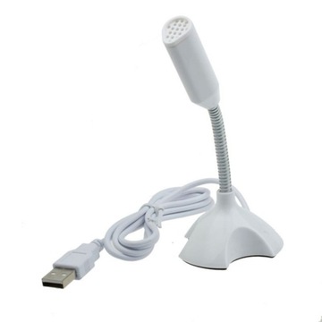Uniwersalny stojak Mini mikrofon biurkowy USB Mic