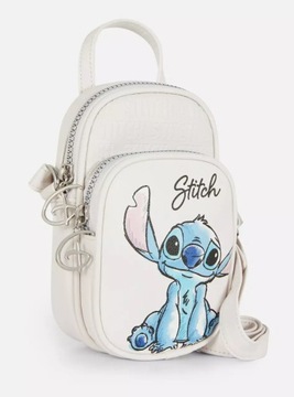 Mała Torebka na Telefon Ramię Stitch Minitorebka Stich Ecru Primark Torba