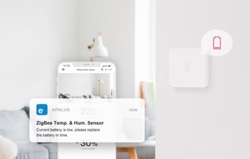 SONOFF Zigbee Датчик температуры и влажности 2 шт.