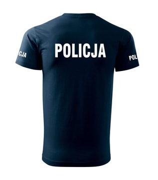 Koszulka Męska POLICJA T-shirt PREMIUM