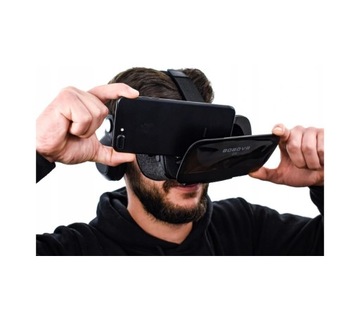 VR GOOGLE С НАУШНИКАМИ ДЛЯ 3D-ПРИЛОЖЕНИЙ + ПУЛЬТ ДИСТАНЦИОННОГО УПРАВЛЕНИЯ