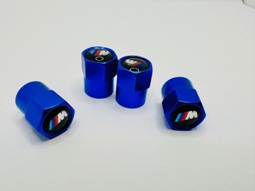 Колпачки на вентили автомобильных шин для MPOWER BMW BLUE Набор из 4 шт.