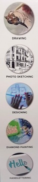 Доска для рисования Crafts & Co A3 с подсветкой
