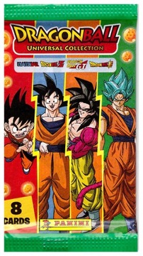 DRAGON BALL UNIVERSAL COLLECTION KARTY KOLEKCJONERA PANINI SASZETKA 8 KART