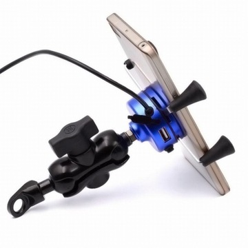 ЗАРЯДНОЕ УСТРОЙСТВО ДЛЯ МОТОЦИКЛА USB 2A X РУЧКА