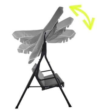 САДОВЫЕ КАЧЕЛИ, СЕРЫЕ, СЕРЫЕ, СТОЙКА ДЛЯ НАПИТКОВ НА 3 ЧЕЛОВЕКА