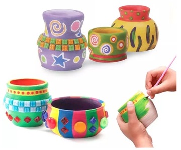 Творческий набор «Гончарный круг» с глиняными красками