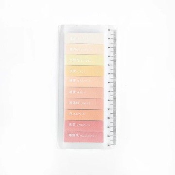 MOHAMM 150 szt. Pastelowe kolory zapisywalne Repositionable Sticky Index