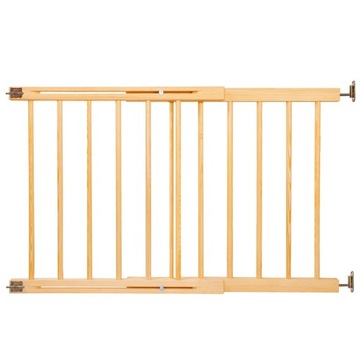 BRAMKA ZABEZPIECZAJĄCA OCHRONNA DREWNIANA NA DRZWI SCHODY DREWNO 72-122cm