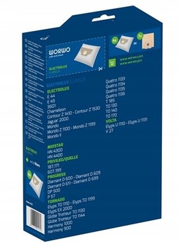 12 мешков для пылесоса ELECTROLUX Z1161 MONDO ELMB02K