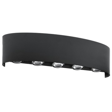 LAMPA ŚCIENNA ELEWACYJNA ZEWNĘTRZNY KINKIET LED 10W IP65 GÓRA DÓŁ