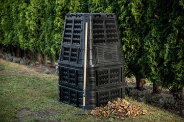 БОЛЬШОЙ ДОМАШНИЙ САД КОМПОСТЕР 1000л Patrol Черный Вентиляция Ирригация