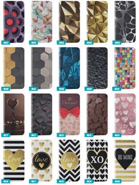 ETUI MAGNET do Samsung Galaxy J4 Plus SZKŁO WZORY