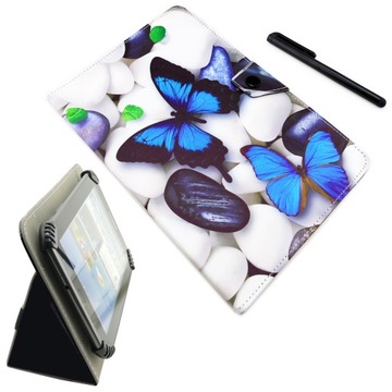 Pokrowiec etui na tablet Kruger Matz EAGLE 1074 - MOTYLE NA KAMIENIACH
