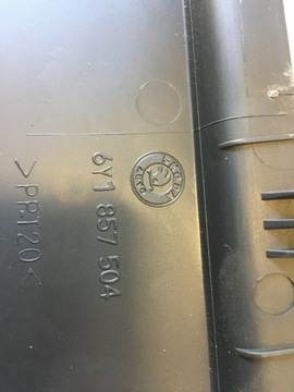 КРЫШКА КОНСОЛИ ПРАВАЯ SKODA FABIA I 6Y1857504