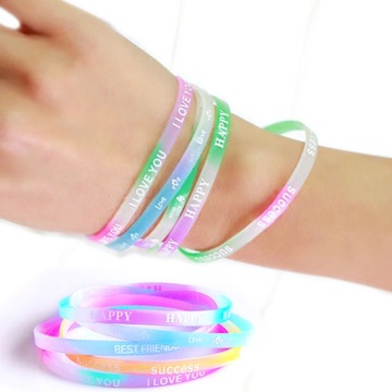 БРАСЛЕТ силиконовый СПОРТ ремешок 10 шт.