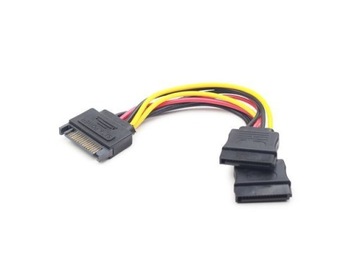 Kabel zasilający GEMBIRD SATA (wtyk) - 2 x SATA