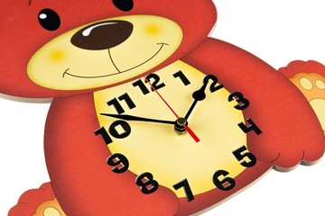 Настенные часы Red Teddy Bear 607 для детей