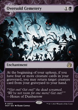 [MTG] Oversold Cemetery [BORDERLESS, SHOWCASE]