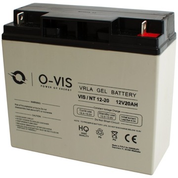 Гелевая батарея GEL 12 В 20 Ач Необслуживаемый OVIS размер 18 Ач ИБП СИГНАЛИЗАЦИЯ ГЕЛЕВЫЙ