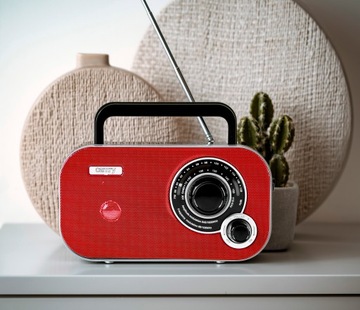 MAŁE RADIO PRZENOŚNE TURYSTYCZNE AM/FM NA BATERIE