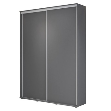 Szafa przesuwna ZUZA M 130x242x45 wysoka, antracyt