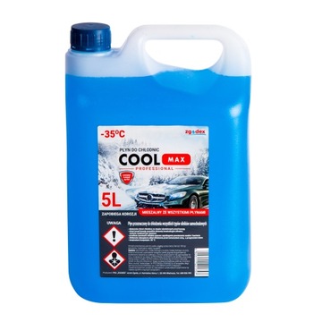 PŁYN DO CHŁODNIC G11 PŁYN CHŁODNICZY -35°C NIEBIESKI COOLMAX ZGODEX 5L
