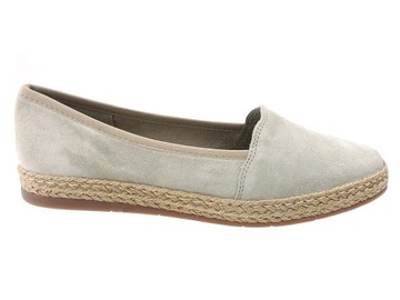 Эспадрильи Ryłko 1MMS7 серый, кожа 38