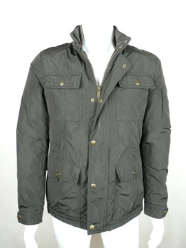 MASSIMO DUTTI M NOWA khaki PUCHOWA ocieplana