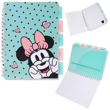 KOŁOBRULION Z PIĘCIOMA PRZEKŁADKAMI MINNIE MOUSE TURKUSOWY
