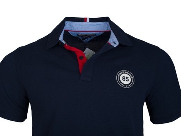 TOMMY HILFIGER KOSZULKA POLO 85 TEXTURE BADGE S