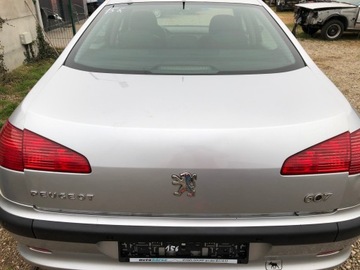 PEUGEOT 607 VÍKO KUFRU ZADNÍ EZRC KUFRU STŘÍBRNÁ