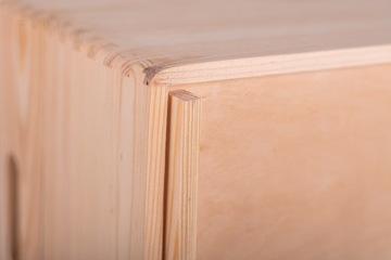 Деревянный ящик с крышкой 40x30x24 см