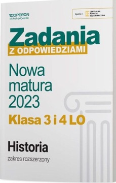 Nowa matura 2023. Historia 3,4. Liceum i technikum. Zadania z