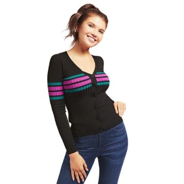 Oryginalny sweter damski Guess rozmiar S czarny